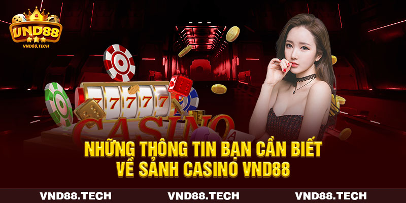 Những thông tin bạn cần biết về sảnh casino VND88 Những thông tin bạn cần biết về sảnh casino VND88