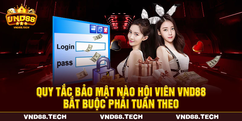 Quy tắc bảo mật nào hội viên VND88 bắt buộc phải tuân theo Quy tắc bảo mật nào hội viên VND88 bắt buộc phải tuân theo